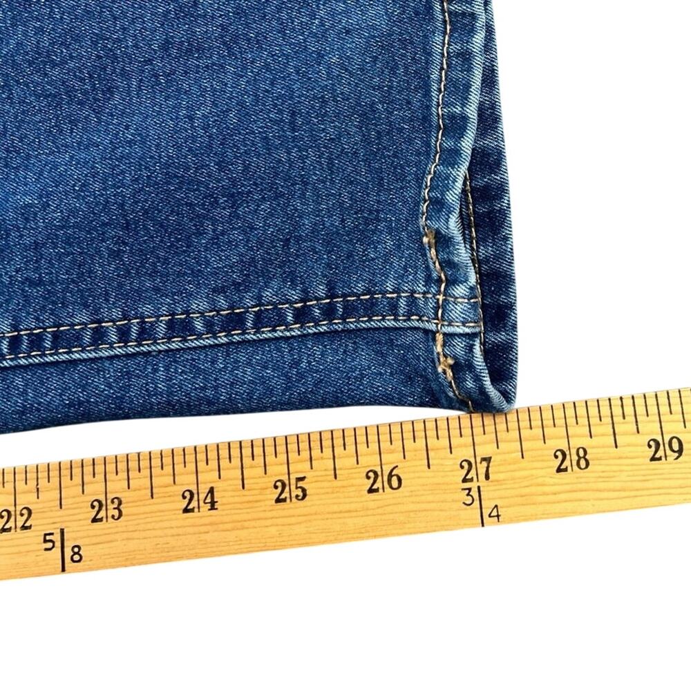 Frye Straight Leg Jeans Medium Wash Stretch Denim - 14 - Picture 9 of 9